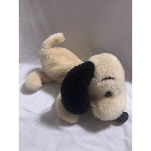 Dakin Vintage 1973 Tan Puppy Dog Drooper Bean Bag Nut Shells Rare Plush